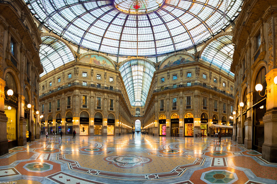 Galeria Vittorio Emanuele w Mediolanie