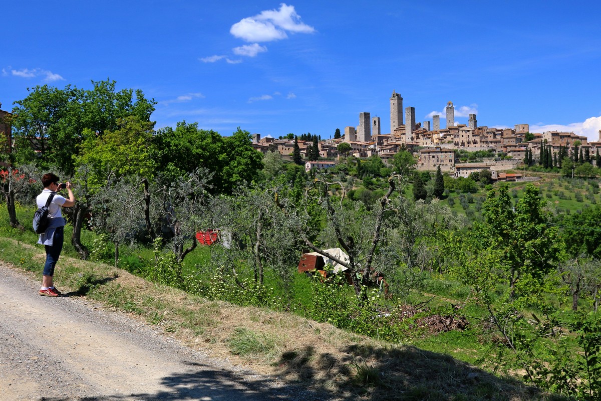 Toskania, spacer w rejonie San Gimignano, (fot. T. Liptak)