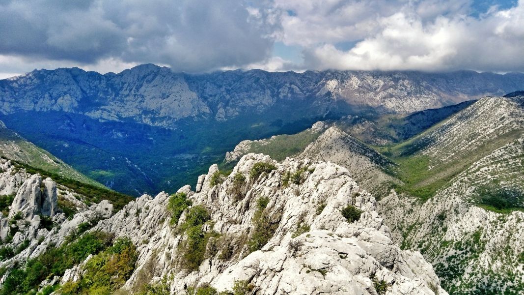 Wapienny krajobraz Velebitu w okolicach wąwozów Paklenica (fot. Paweł Klimek)