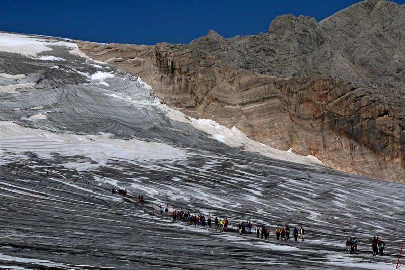 Wędrówka po lodowcu Dachstein (fot. Tomasz Liptak)