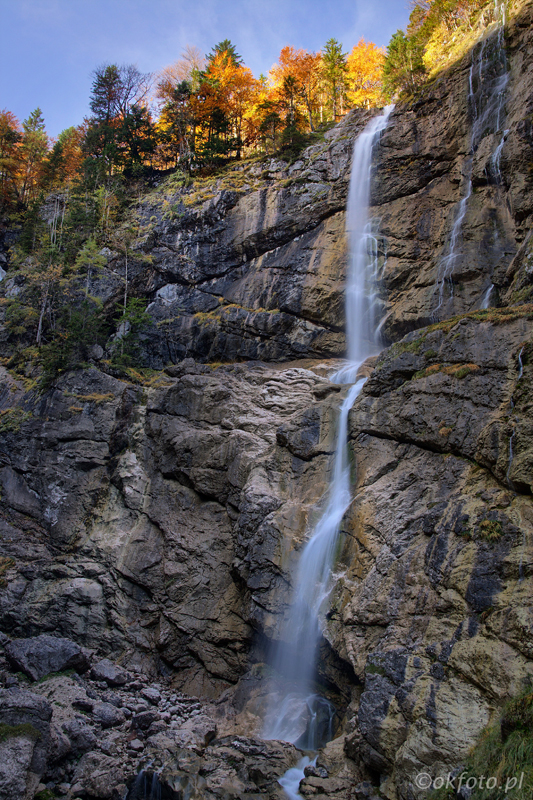 Wodospad w Dachsteinie, fot. S. Adamczak, okfoto.pl