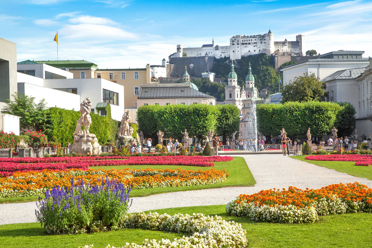 Ogrody MIrabell w Salzburgu