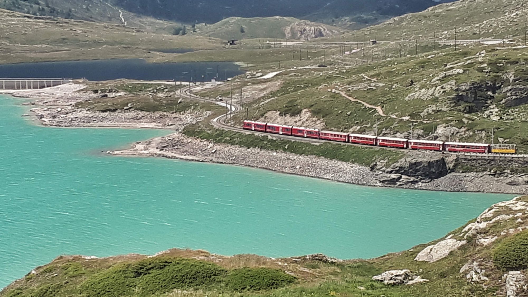 Pociągiem przez Bernina Pass (fot. Paweł Klimek)