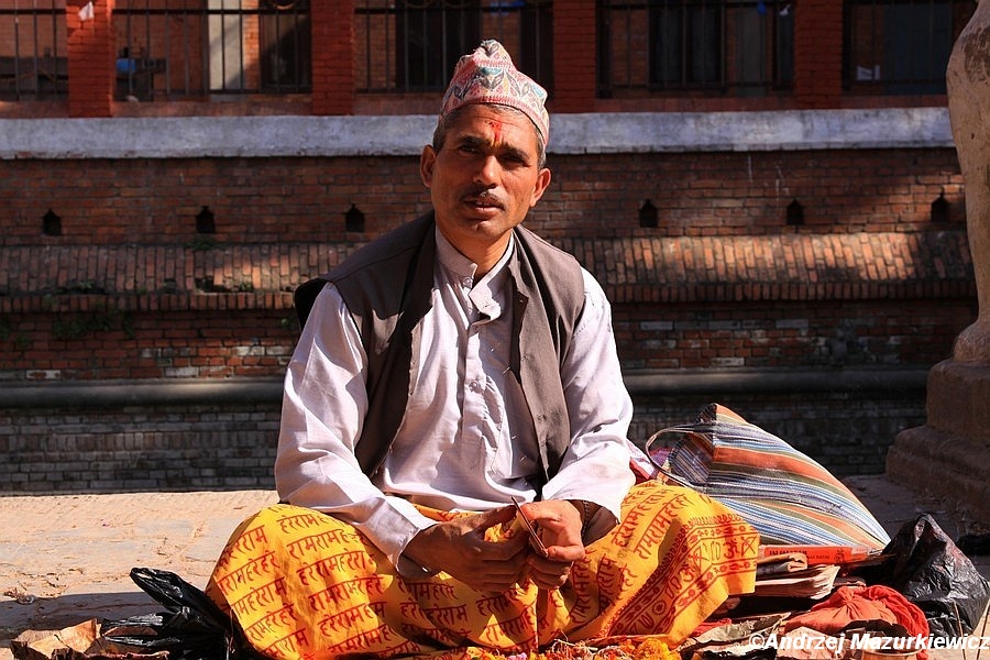 Bramin w Kathmandu