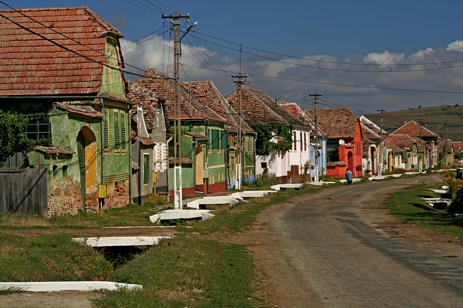 tak wyglądają wsie zbudowane kiedyś przez Sasów, fot. T. Liptak
