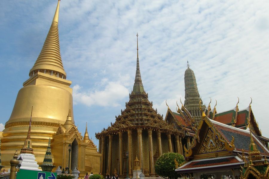 Na terenie Wat Phra Kaew w Bangkoku (fot.Darek Dąbrowski)