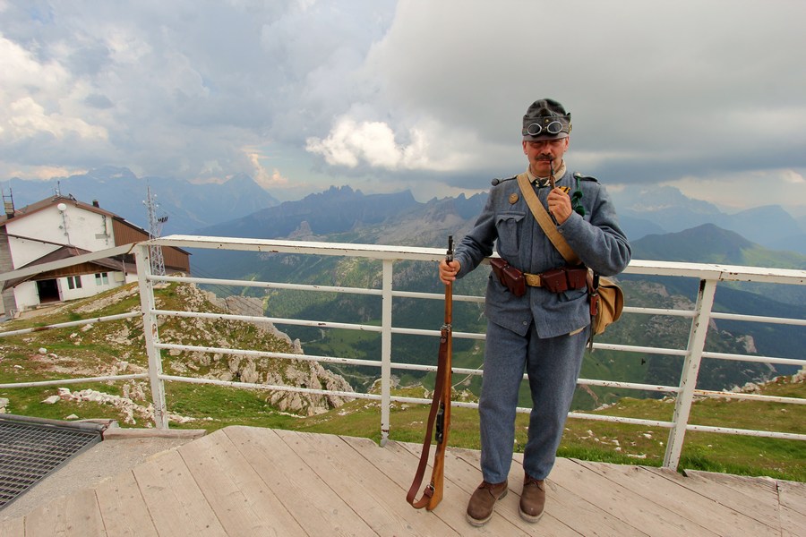 Śladami I wojny światowej przez Dolomity (fot. Zbigniew Neudek)