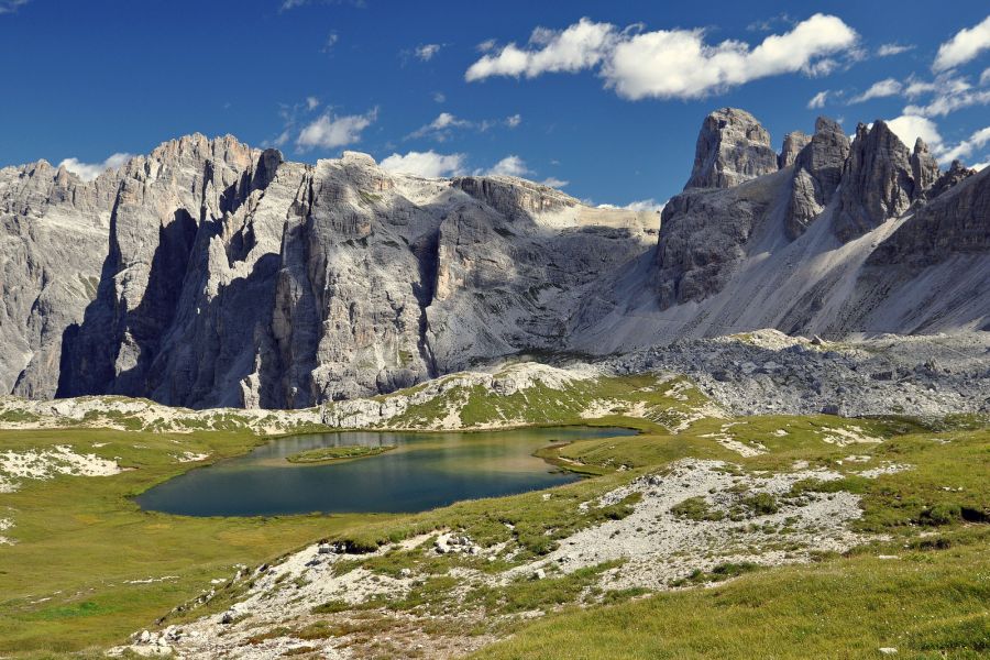 Najwyższe partie Dolomitów di Sesto - okolice Dreizinnenhutte (fot. Marek Danielak)