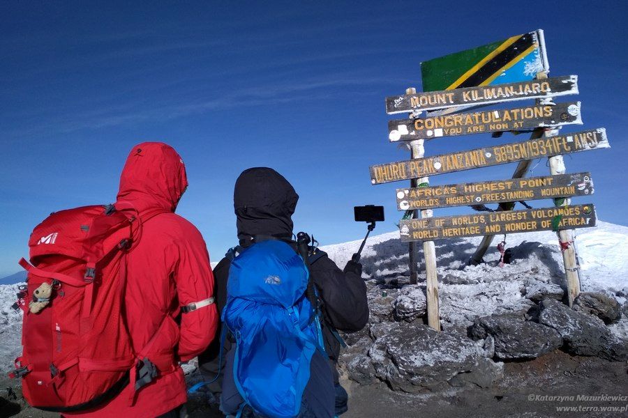 Na szczycie Kilimandżaro