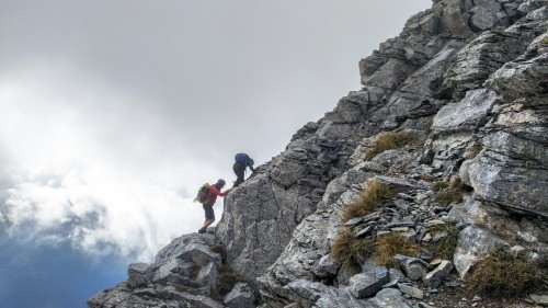 Miłośnicy gór na masywie Olimpu