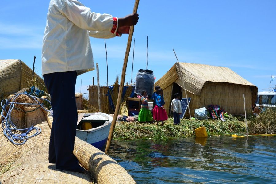 Wyspy Uros na jeziorze Titicaca (fot. Marta Podleśna-Nowak)