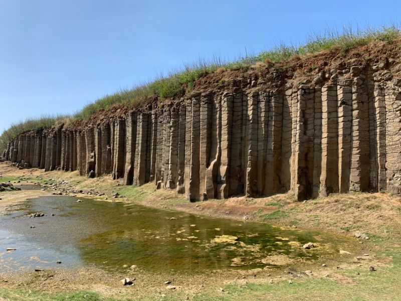 Powulkaniczne formacje na Penghu (fot. M. Głabuś)