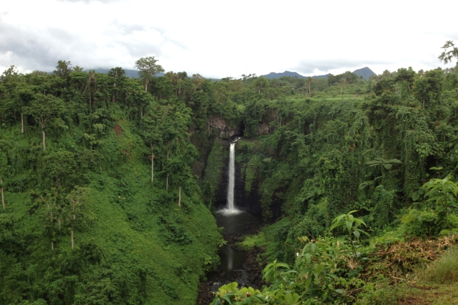 Wodospad Sopoaga na wyspie Upolu (Samoa)