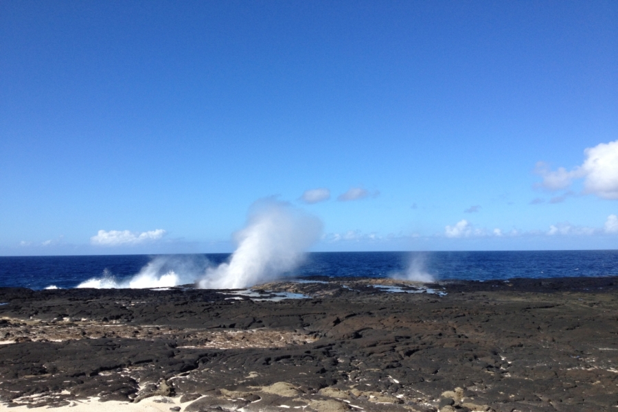 Wietrzne Otwory, wyspa Savai'i (Samoa)