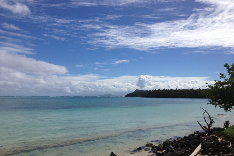 Brzeg morski na wyspie Manono (Samoa)