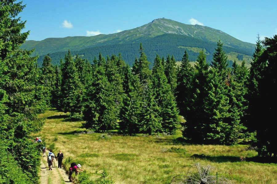 Panorama Popa Iwana 2020 m n.p.m. (fot. Rafał Bartosz)