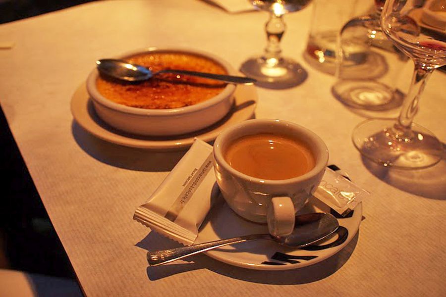 Na deser café i crème brûlée... (fot. Łukasz Gonerski)