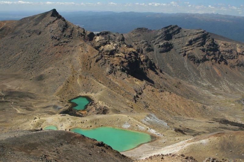 Szmaragdowe jeziora na szlaku Tongariro Crossing (fot. Beata Muchowska)