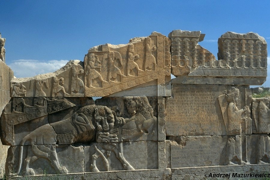 Detale w Persepolis