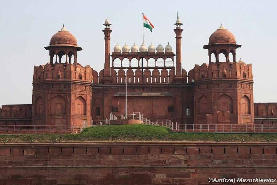 Brama Lahore w Czerwonym Forcie w Delhi