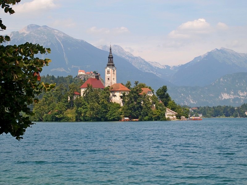 Jezioro Bled i kościoł na wyspie (fot. Janusz Kiciński)