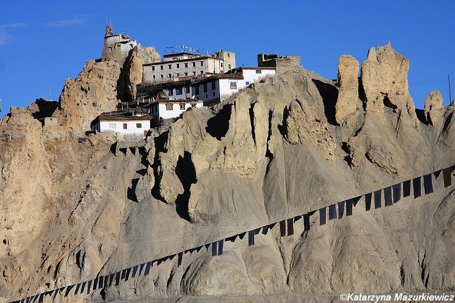 Wioska Dhankar w Spiti