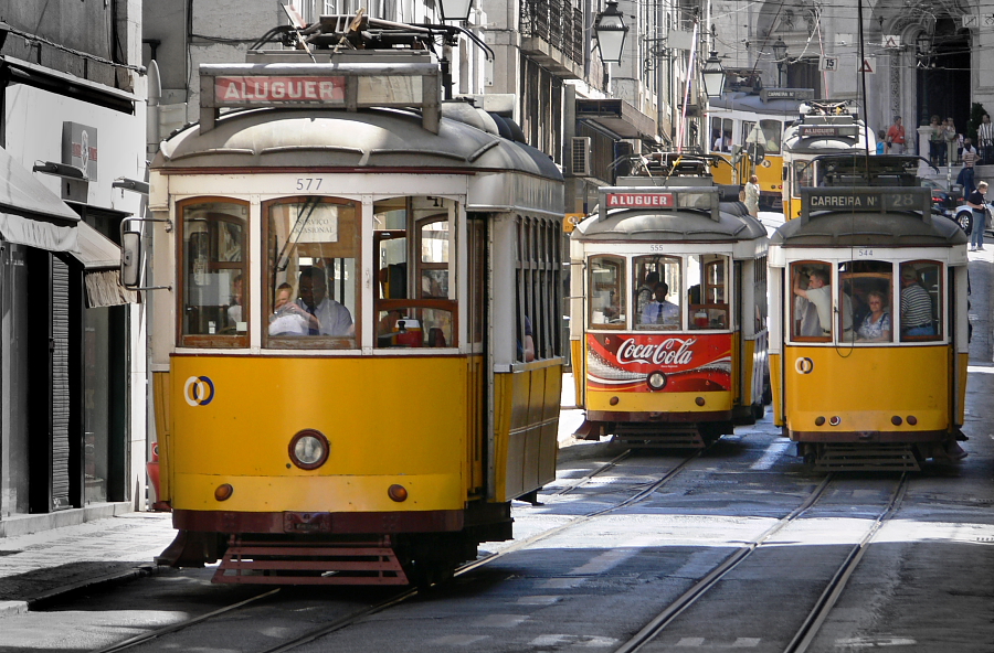 Tramwaje w Lizbonie (fot. S. Adamczak / okfoto.pl)