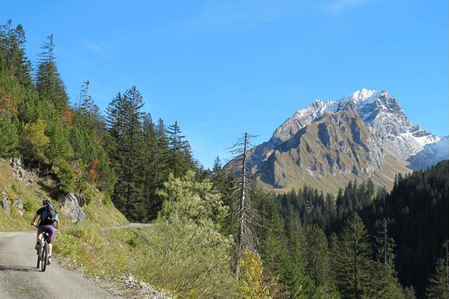 Ścieżka rowerowa w Vorarlberg