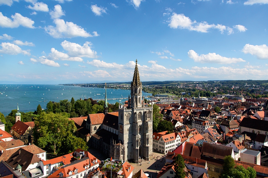 Stare miasto w Konstancji nad Jeziorem Bodeńskim