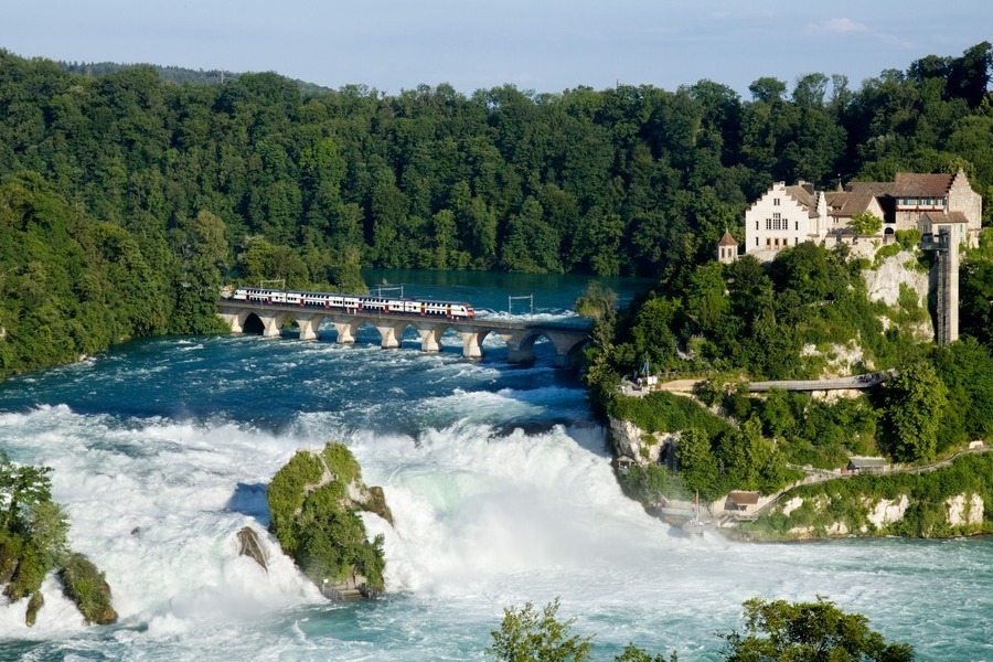 Rheinfall, największy wodospad Europy