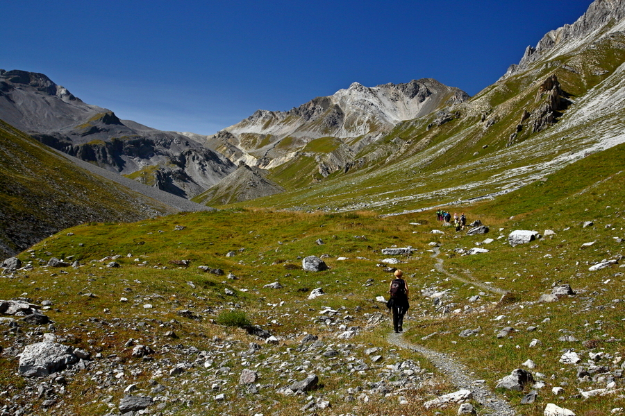 Na szlaku ku przełęczy Fanezfurgga (fot. Józef Żyliński)