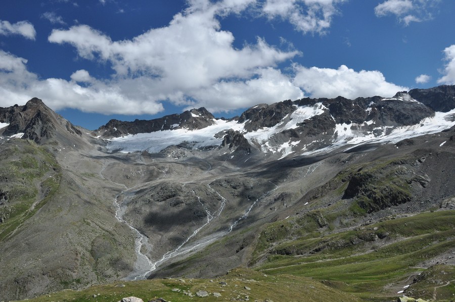 Widok w kierunku Piz Grialetsch (fot. Ewa Styrkowiec)