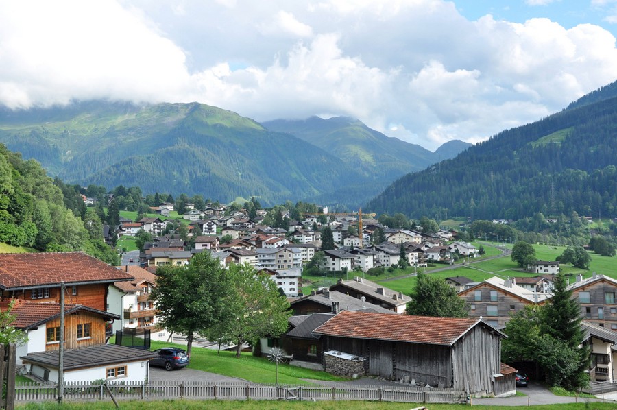 Widok na Klosters (fot. Ewa Styrkowiec)