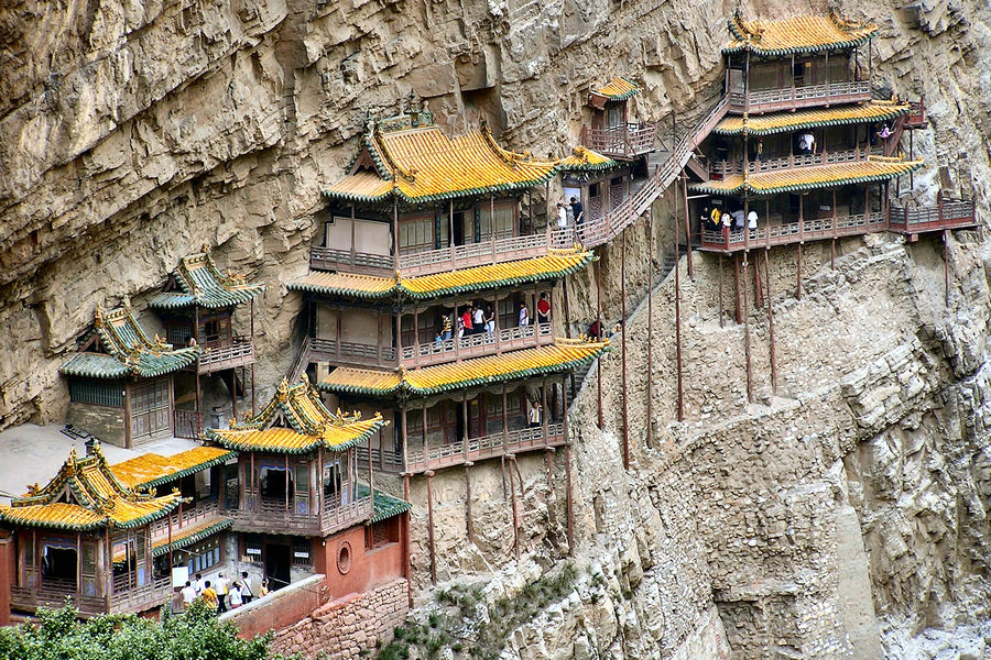 Wiszący klasztor niedaleko Datong. fot.Archiwum KP Horyzonty
