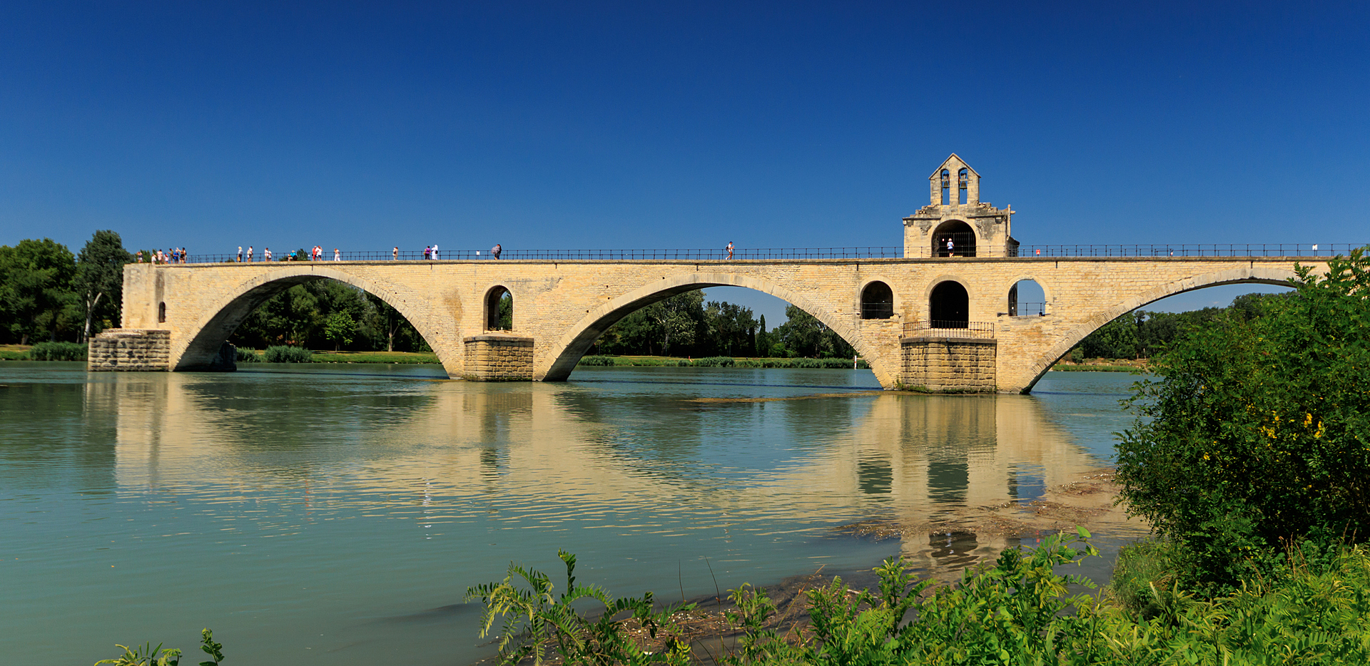 Na moście w Avignon, fot. Stanisław Dul