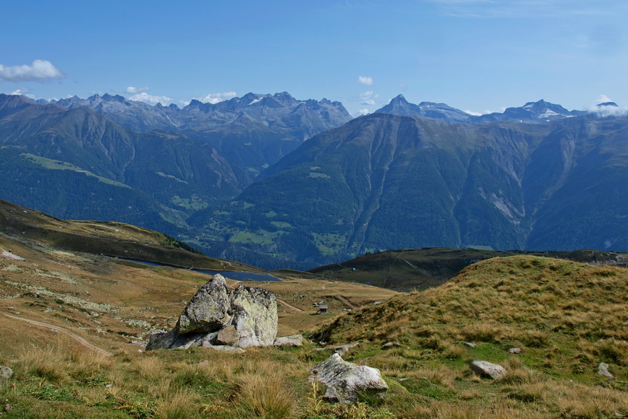 Widok na Alpy w otoczeniu Przełęczy Simplon (fot. Paweł Klimek)