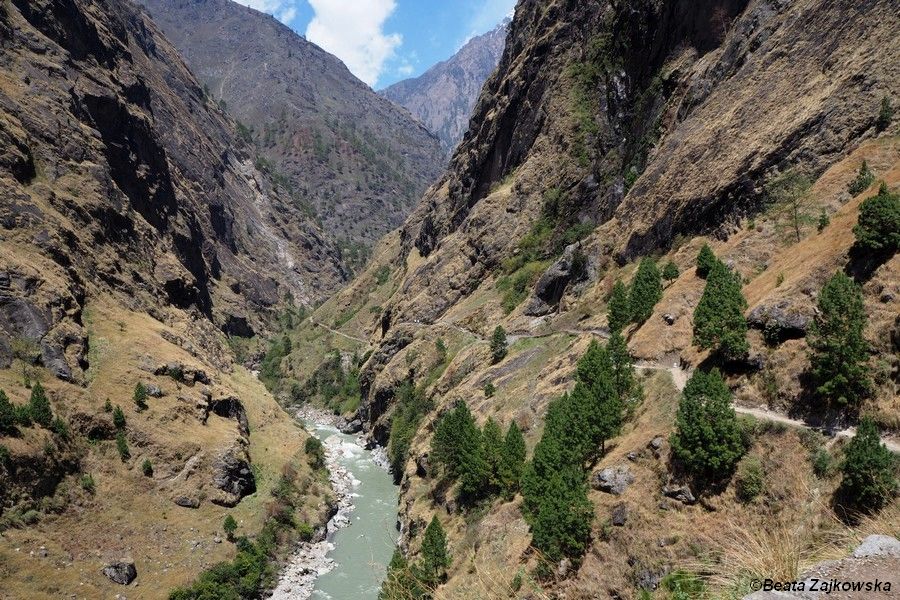 Wędrówka doliną Buri Gandaki