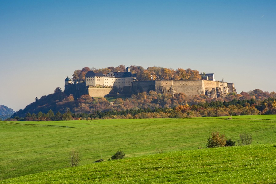 Potężna twierdza Königstein