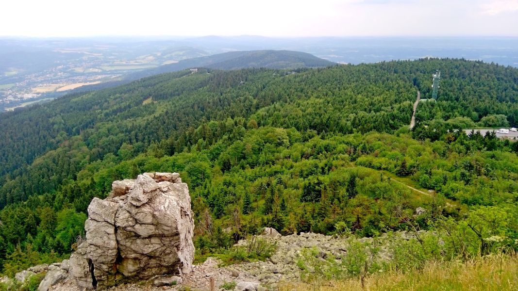 Na szczycie Ještedu (fot. Paweł Klimek)
