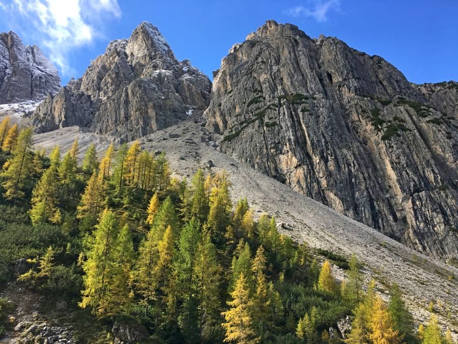 Jesień w Dolomitach Lienzerskich (fot. Paweł Klimek)