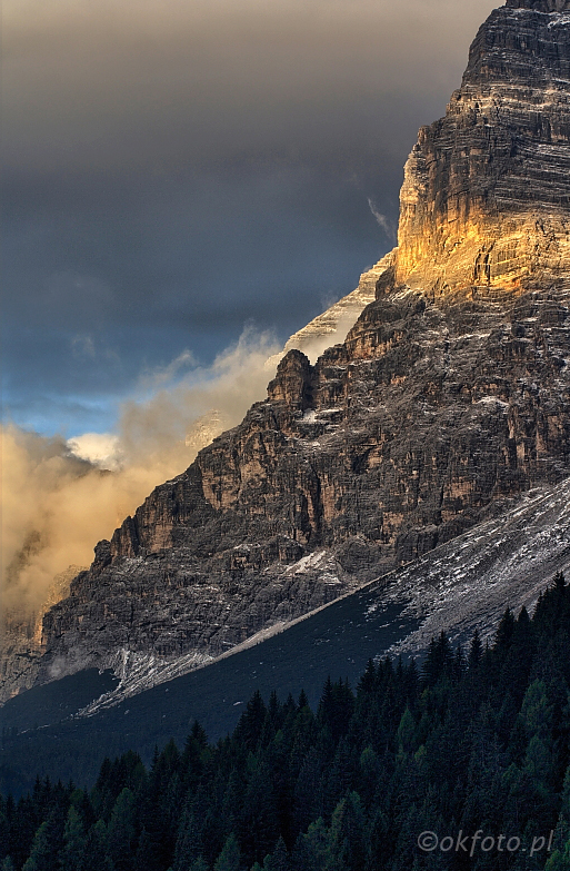 Monte Pelmo o wschodzie słońca, fot. S. Adamczak, okfoto.pl