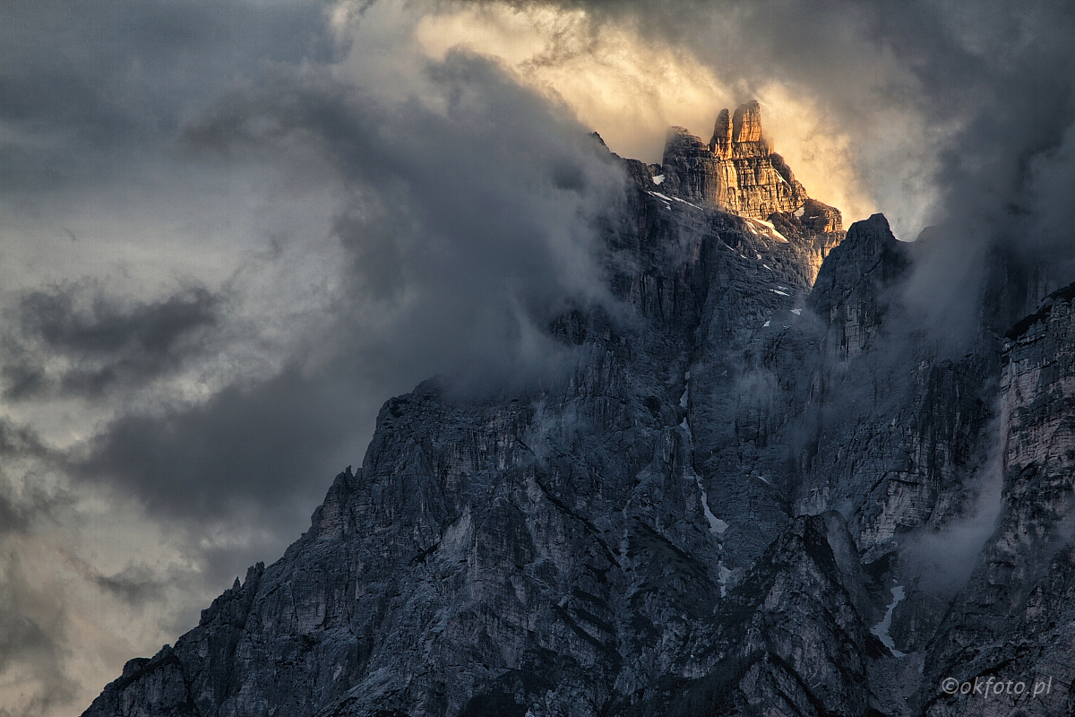 Wschód słońca w Dolomitach, fot. S. Adamczak, okfoto.pl