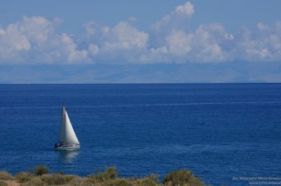 Jezioro Issyk Kul (fot. Katarzyna i Andrzej Mazurkiewicz)