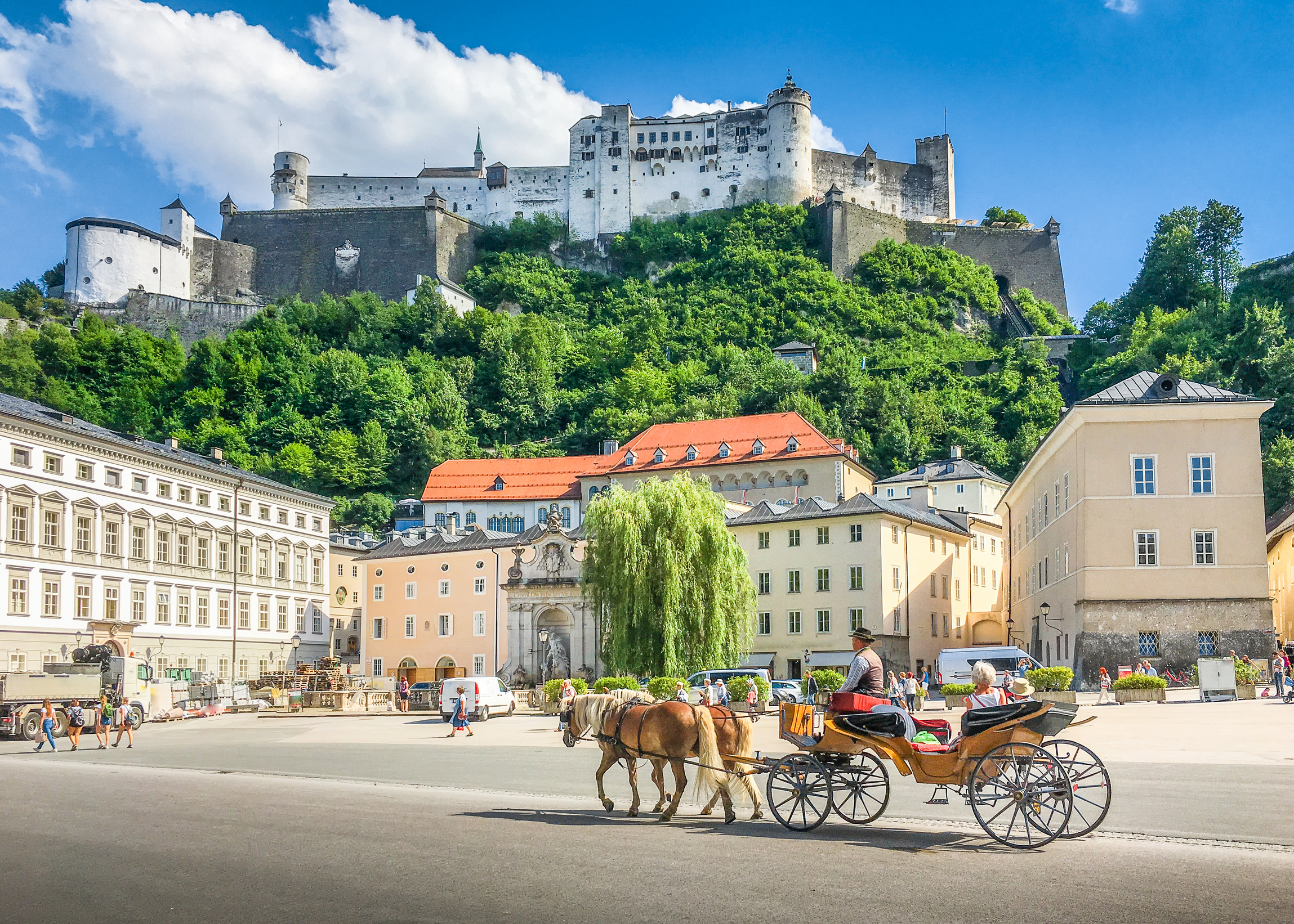 Zamek w Salzburgu