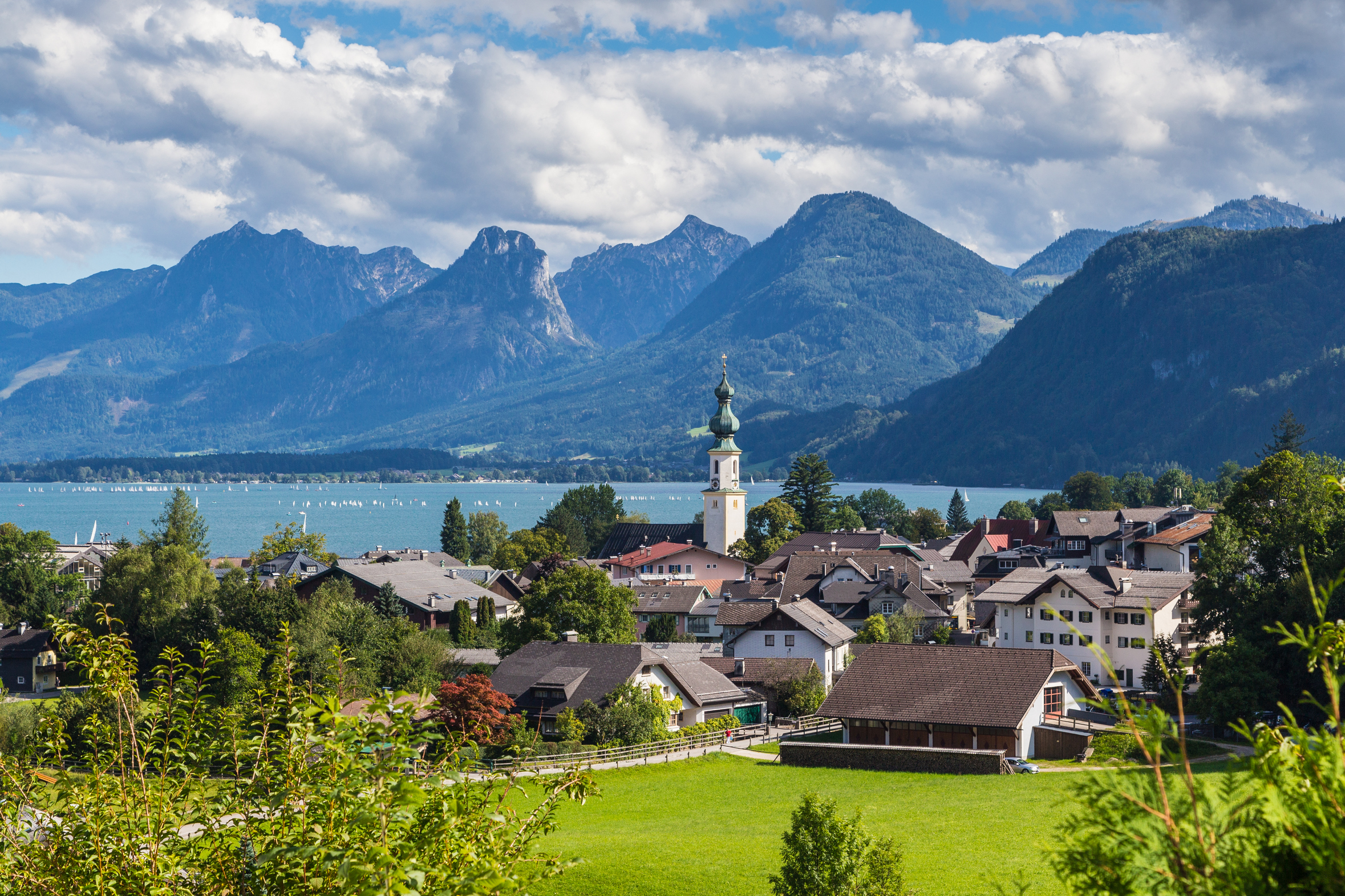 Sankt Gilgen nad jeziorem Wolfgang See