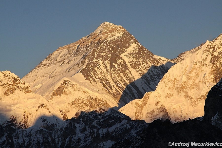Widok na Mount Everest z Gokyo