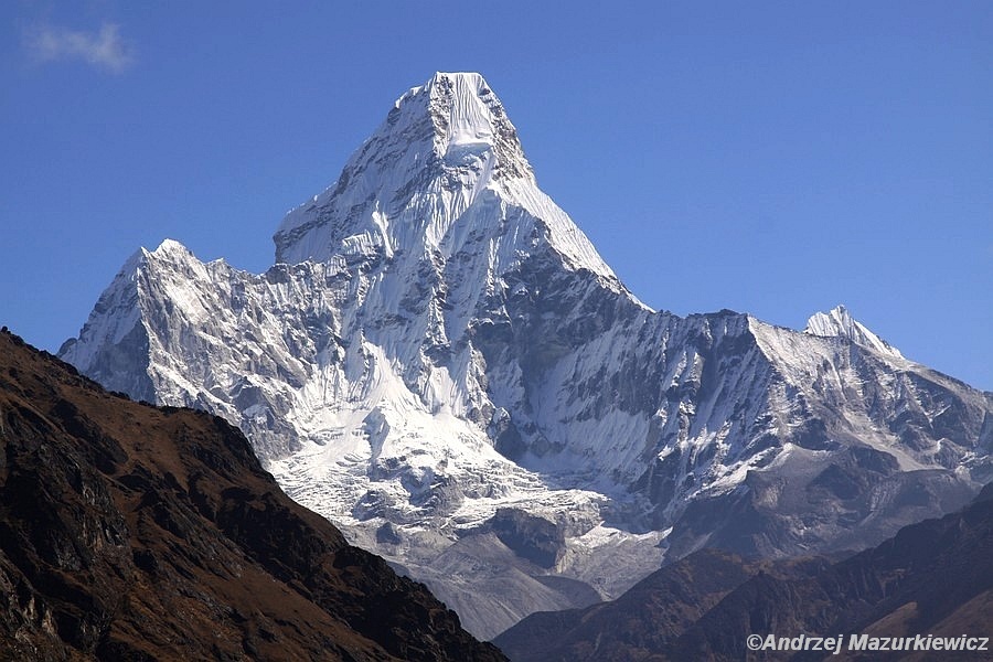 Ama Dablam - jedna z piękniejszych gór w Solo Khumbu