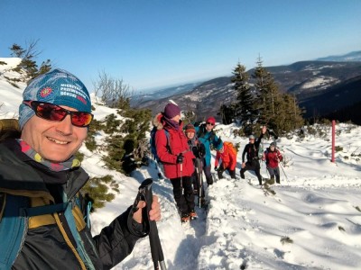 Ludzie Gór na szlaku w masywie Babiej Góry