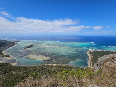 Widok ze szlaku na Le Morne Brabant, fot. M. Olszewska