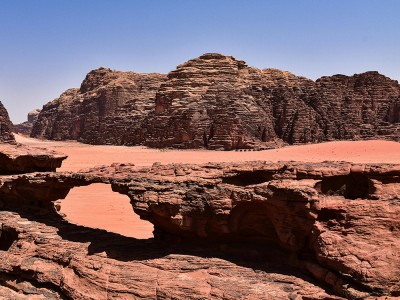 Na pustyni Wadi Rum